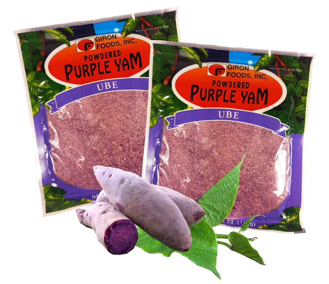 Purple Yam Ube Powder by Giron Foods 4.06 Oz.pack of 2 Etsy UK
