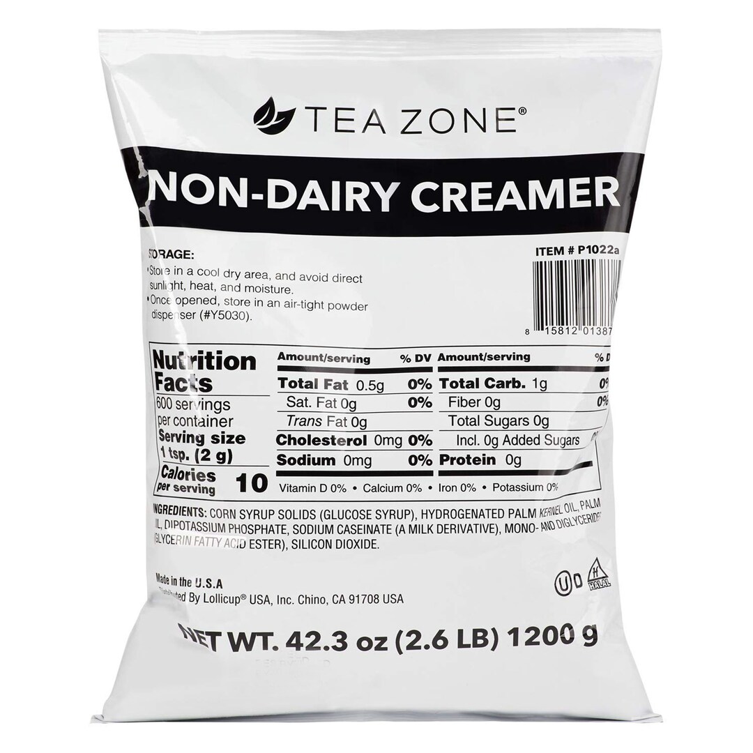 Tea Zone Nondairy Creamer for Bubble Tea Drink 2.65 Lbs. Etsy