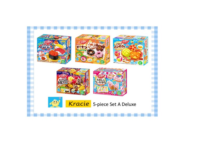 Kracie 5 Piece Deluxe Set Popin Cookin Gummy Diy Etsy