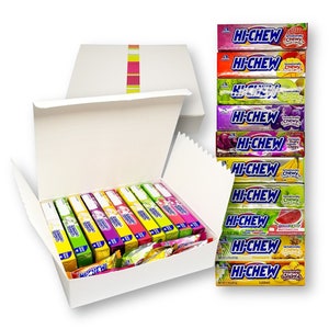 Hi-chew Sticks Assorted 10 FLAVORS 1.76 Oz Each Plus 6 Surprise Individually Wrapped Flavors Gift Boxed (16-Piece Set)