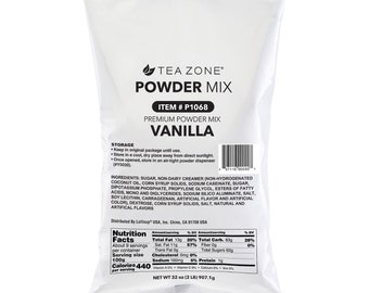Tea Zone Vanilla Powder for Bubble Tea Drink 2 lbs.