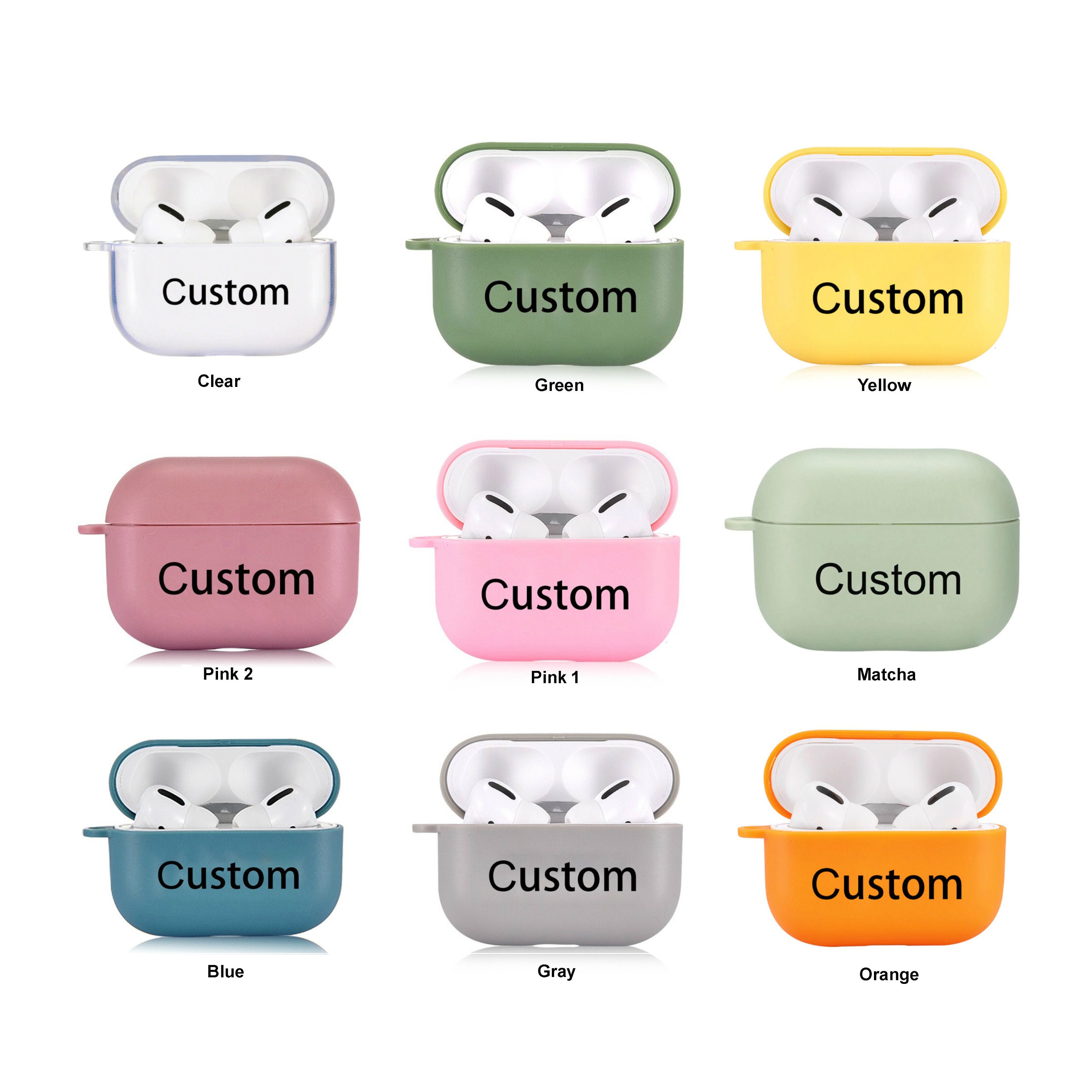 Custom Airpod Case Personalized airpod case your logo or | Etsy