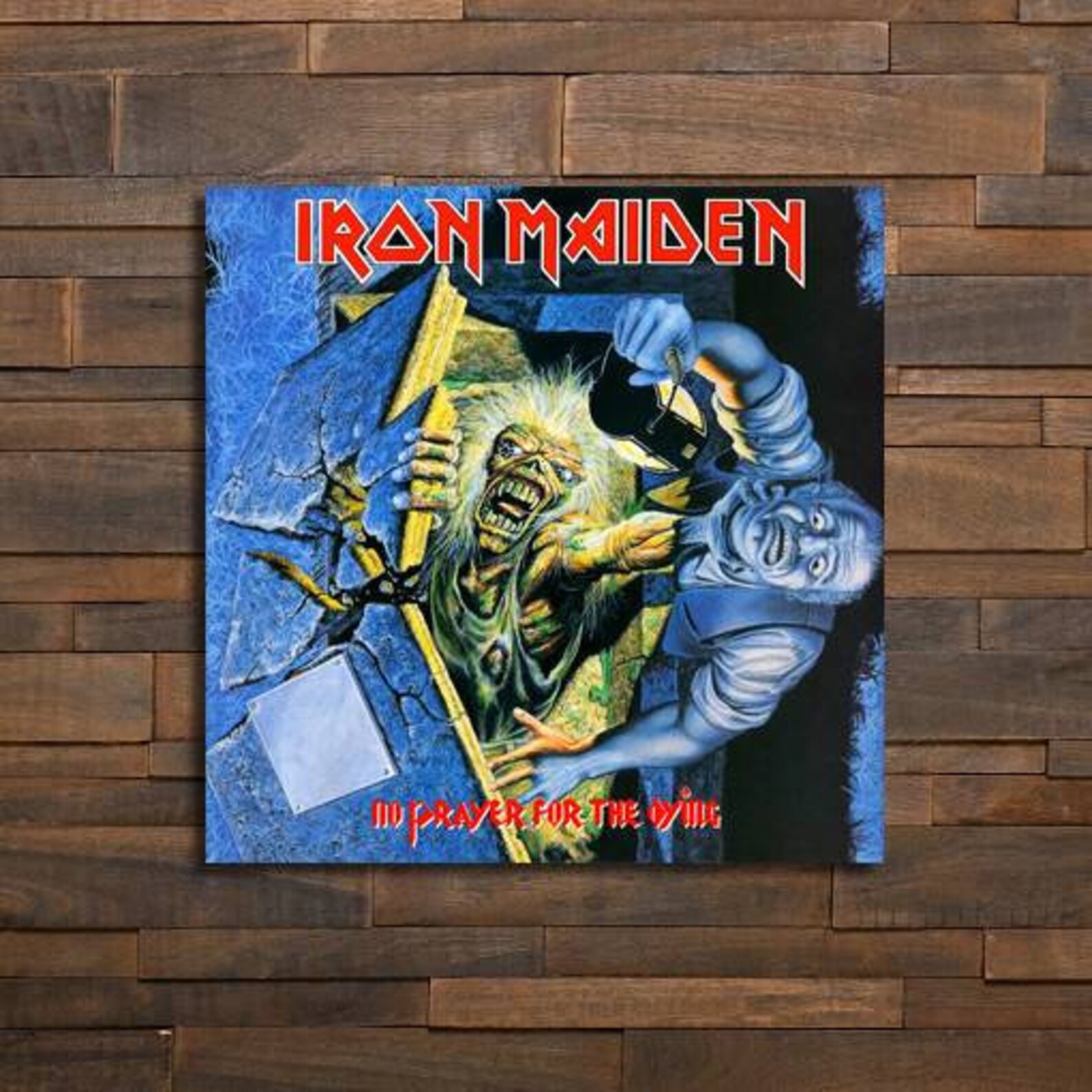 Iron Maiden No prayer for the dying metal art print Etsy