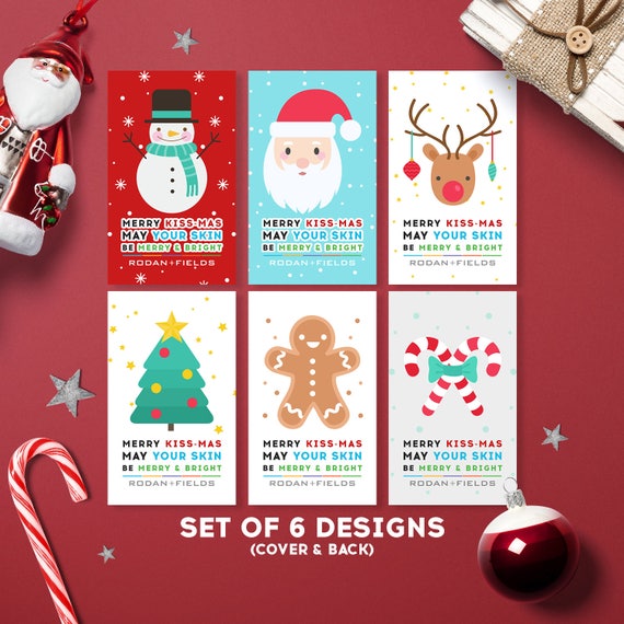 Rodan And Fields Christmas 2022 Rodan And Fields Merry Kissmas Mini Facial Cards Rodan | Etsy Singapore