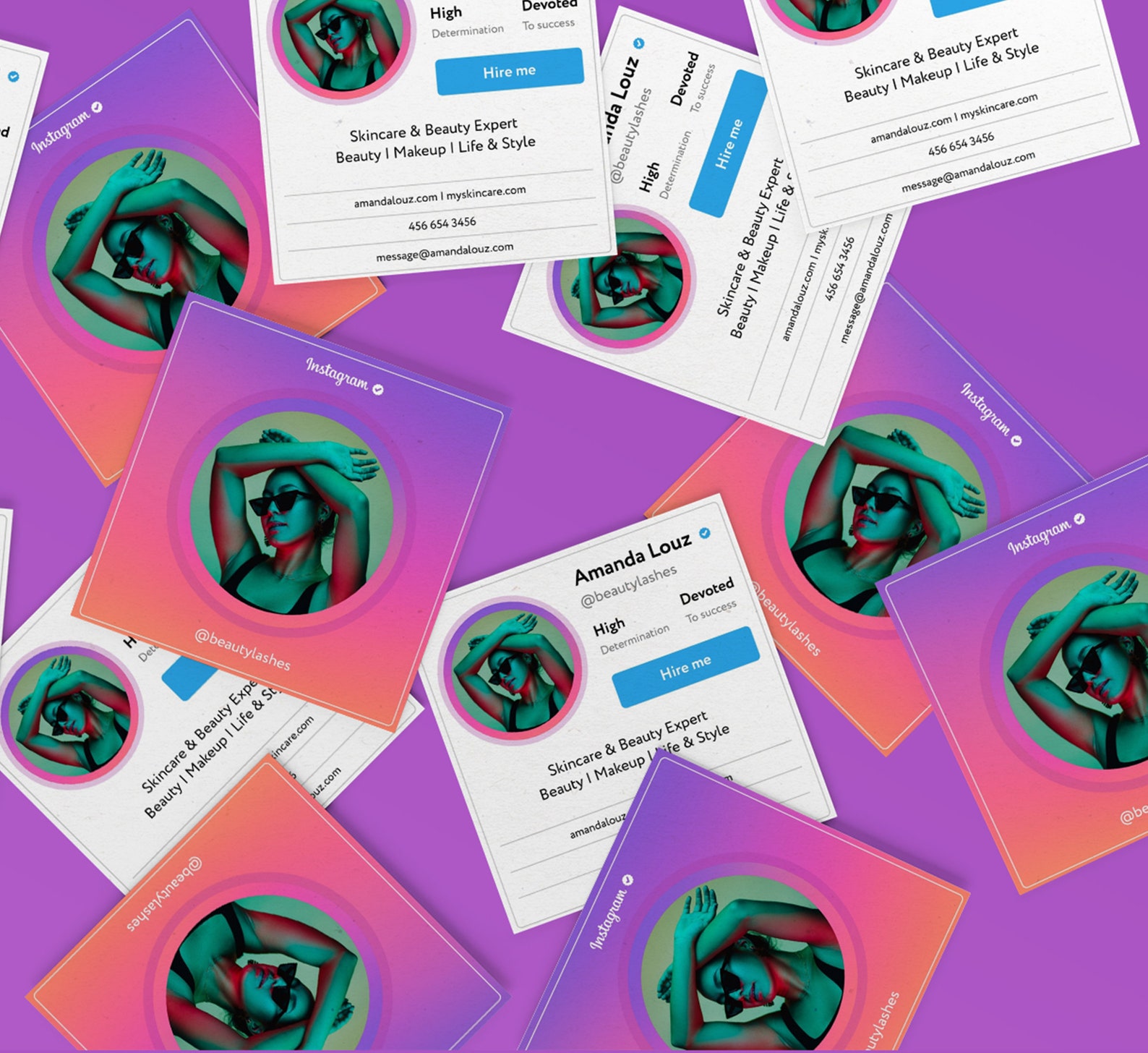 Instagram Business Card Design Editable Template Influencer Etsy instagram-business-card-design-editable-template-influencer-etsy