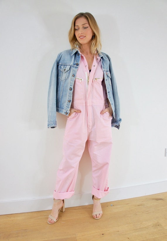 pink boiler suit