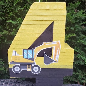 Number excavator pinata
