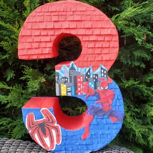 Custom character number pinata
