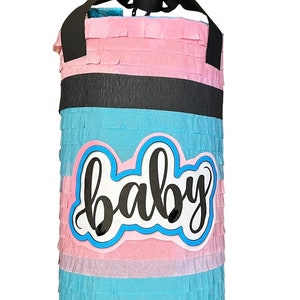 Punching Bag gender reveal Pinata 20 inches tall