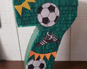 Custom colors soccer/ football number pinata