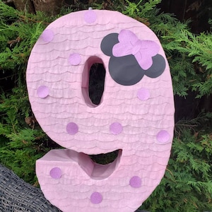 Custom character number pinata