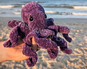 Oktopus Amigurumi Häkelanleitung: Plüschtier (Digitaler Download)