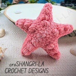 Amigurumi Starfish Crochet Pattern: Sea Creature stuffed animal toy (Digital Download)