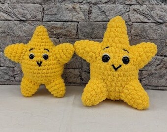 Crochet Star Amigurumi Pattern: plush toy (Digital Download)