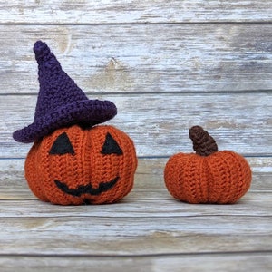 Jack-o-lantern Crochet Pattern: Pumpkin Amigurumi toy (Digital Download)