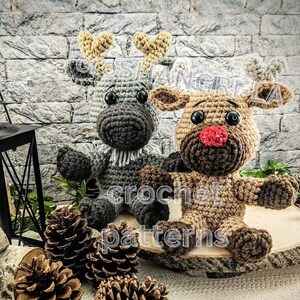 Reindeer Amigurumi Crochet Pattern: DIY Plush Toy (Digital Download)