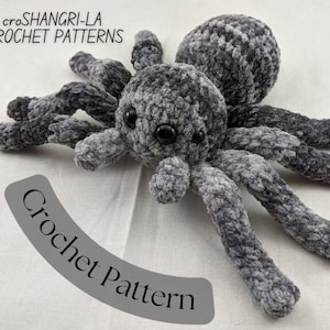 Spider Crochet Pattern Halloween Amigurumi plush Digital Download PDF tutorial