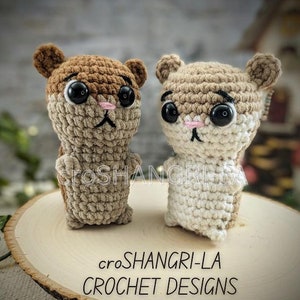 Hamster crochet pattern, crochet hamster pattern, amigurumi hamster pattern, hamster amigurumi pattern