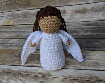 crochet amigurumi angel pattern, Christmas angel amigurumi pattern