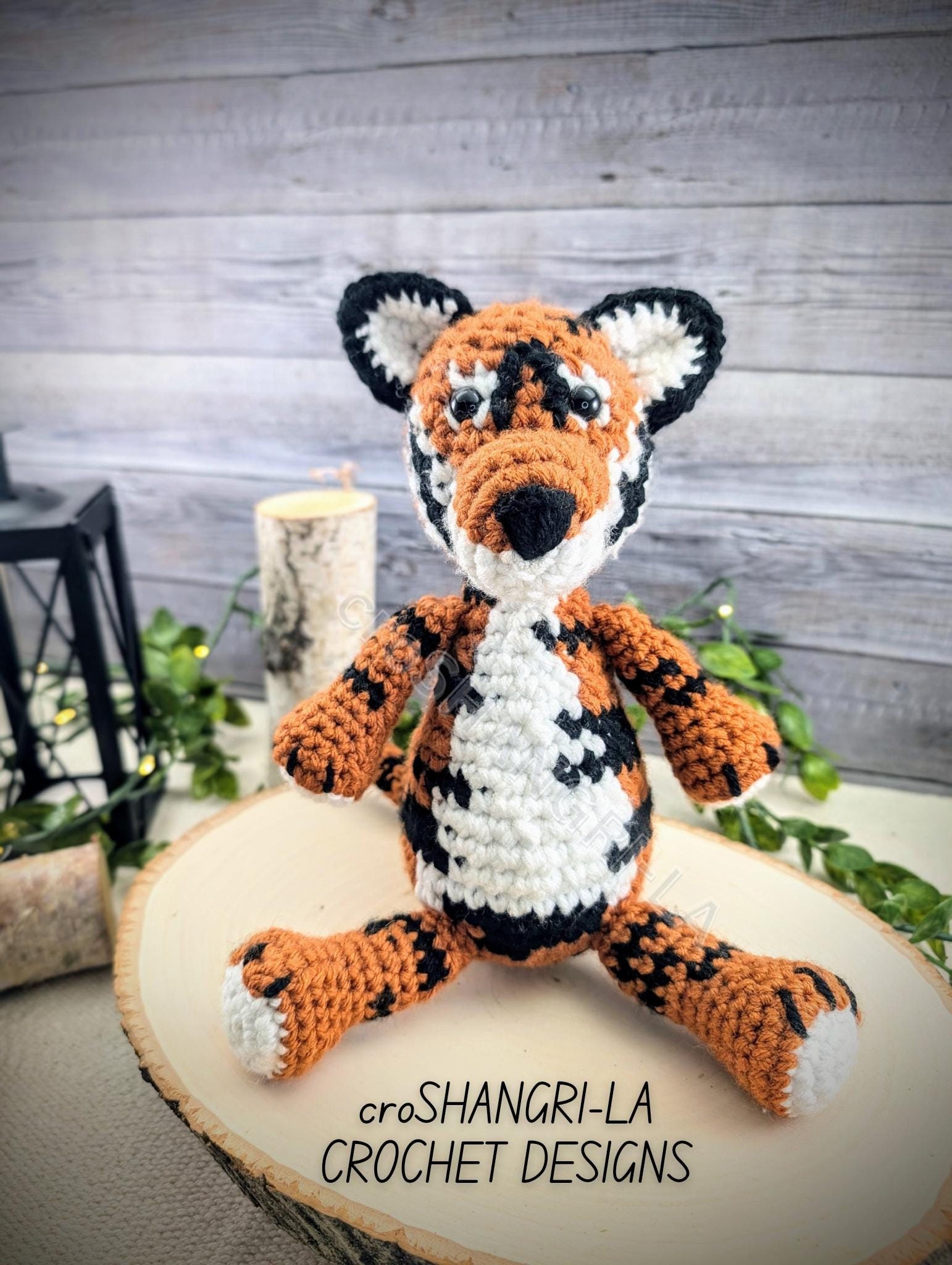 38 Tiger Crochet Patterns: Realistic, Cute, and Giftable Designs for Every Crocheter 18 Bengal Tiger Crochet Amigurumi Pattern: stuffed animal toy