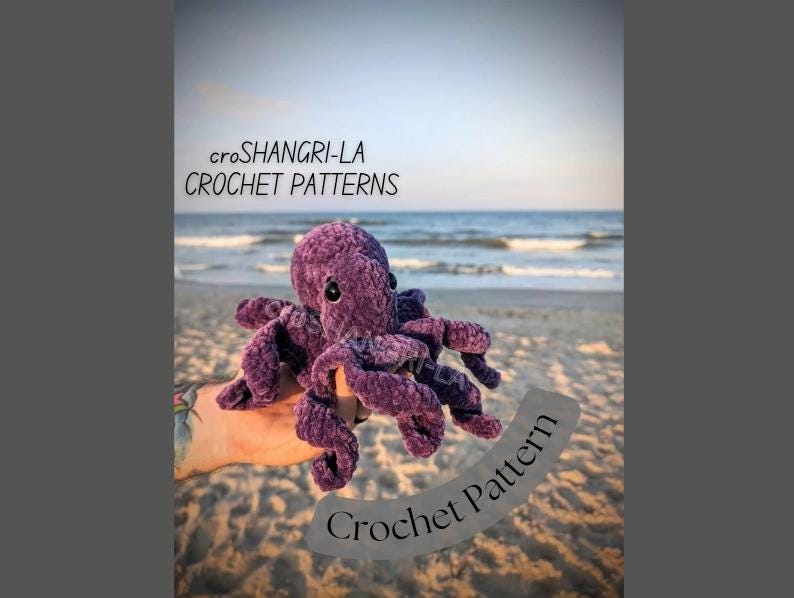 39 Octopus Crochet Patterns for Amigurumi, Plushies, Keychains, and Statement Makes 15 Crochet Octopus Pattern Amigurumi Sea Creature Plush Toy