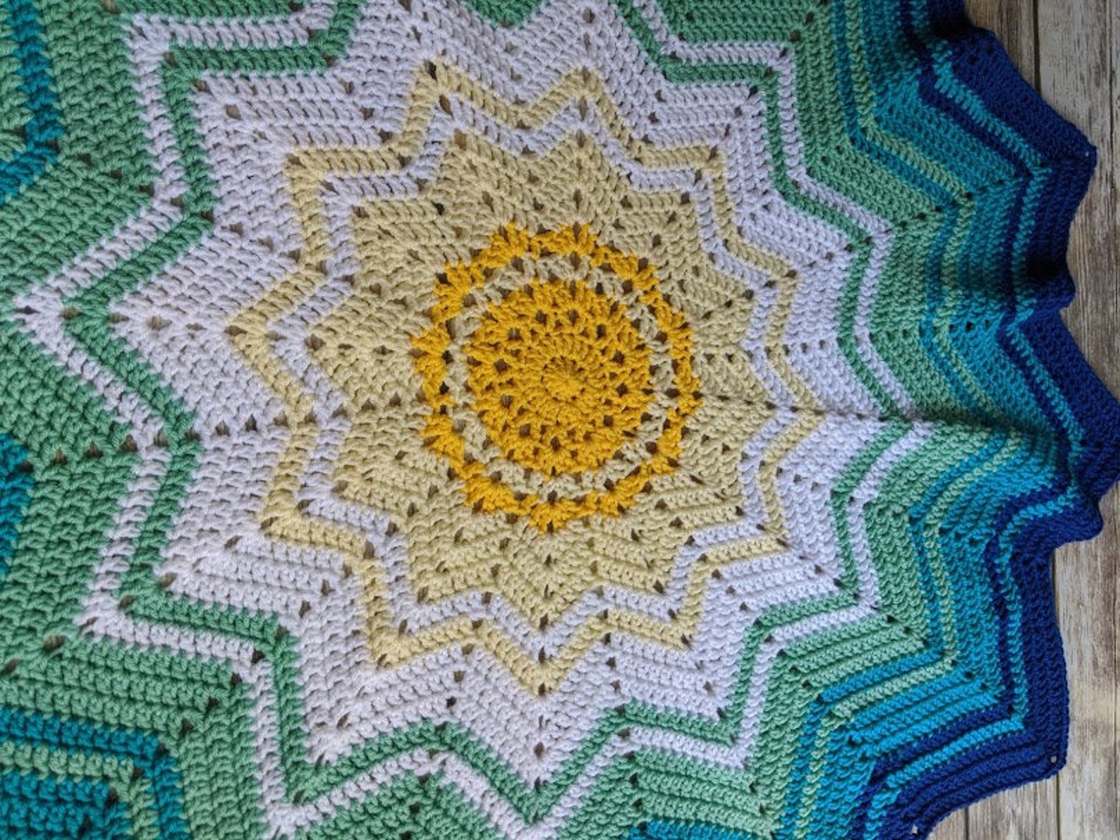 You Are My Sunshine Blanket Crochet Pattern Sun Crochet Etsy