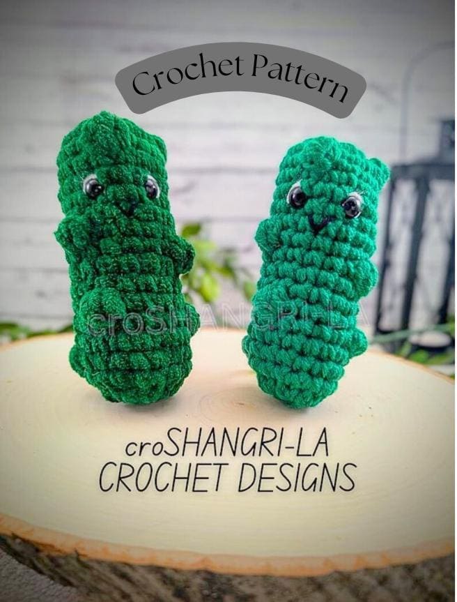 Cuddly Pickle Crochet Pattern Digital Download