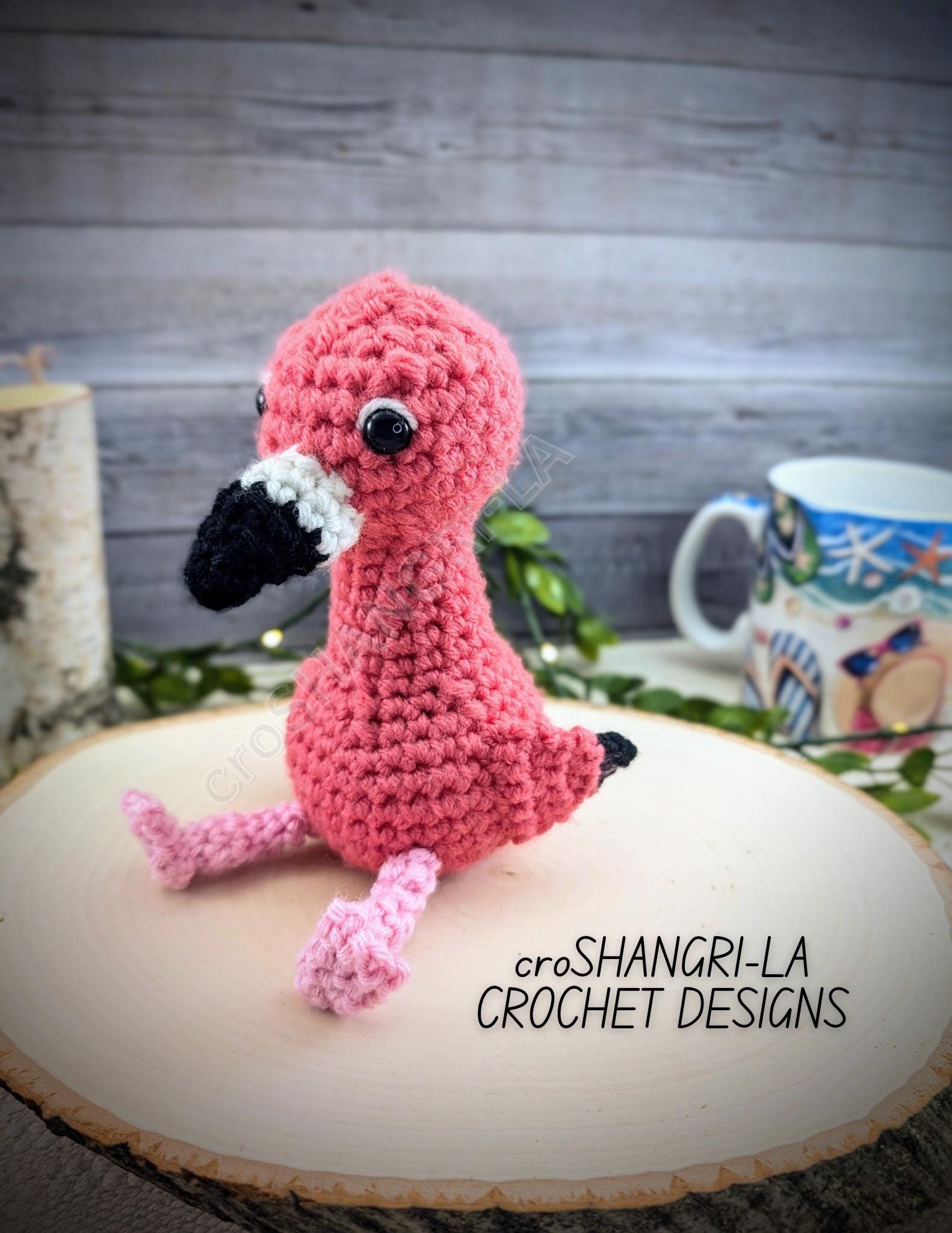 38 Flamingo Crochet Patterns to Add Tropical Charm to Your Handmade Collection 11 Flamingo Amigurumi Crochet Pattern: Stuffed Animal Toy