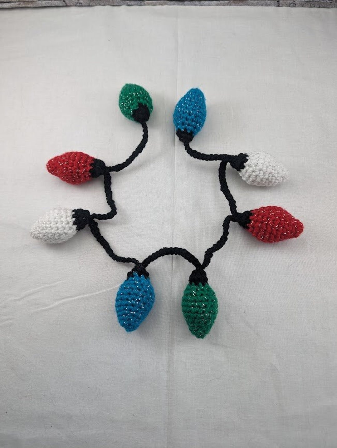 Christmas Lights Crochet Pattern Crochet Christmas Lights Pattern