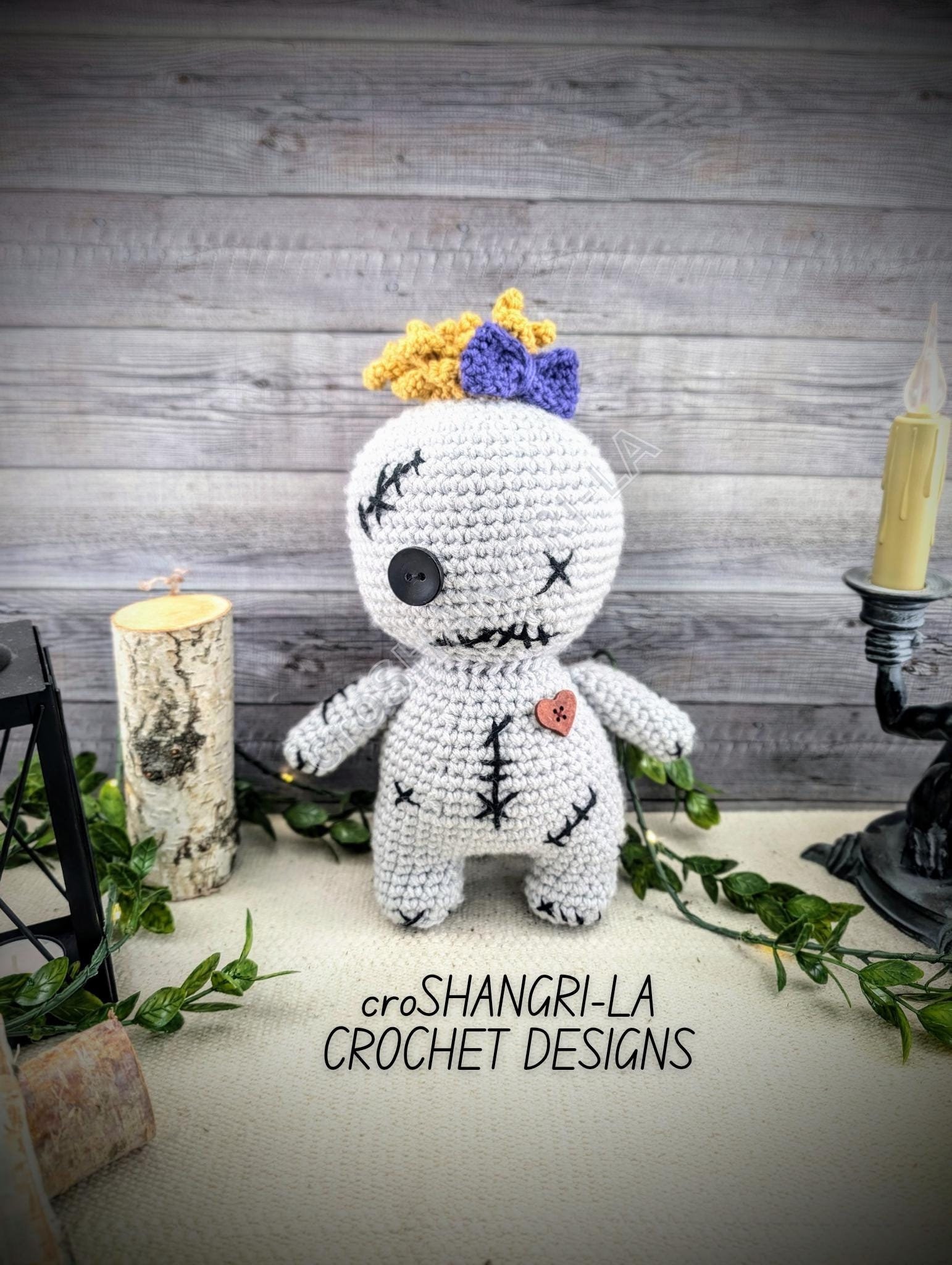 29 Voodoo Doll Crochet Patterns for Spooky-Cute Halloween Makes 10 Crochet Voodoo Doll Pattern: Halloween Amigurumi plush toy