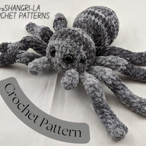 Spinne Häkelanleitung Halloween Amigurumi Plüsch Digitaler Download PDF-Anleitung Bild 8