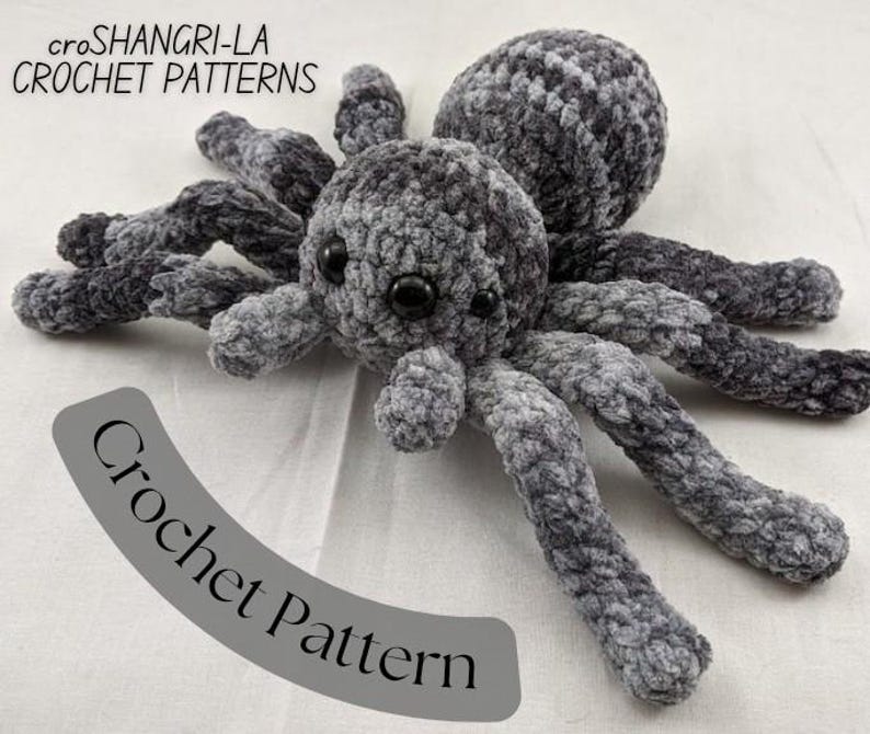 Spinne Häkelanleitung Halloween Amigurumi Plüsch Digitaler Download PDF-Anleitung Bild 8
