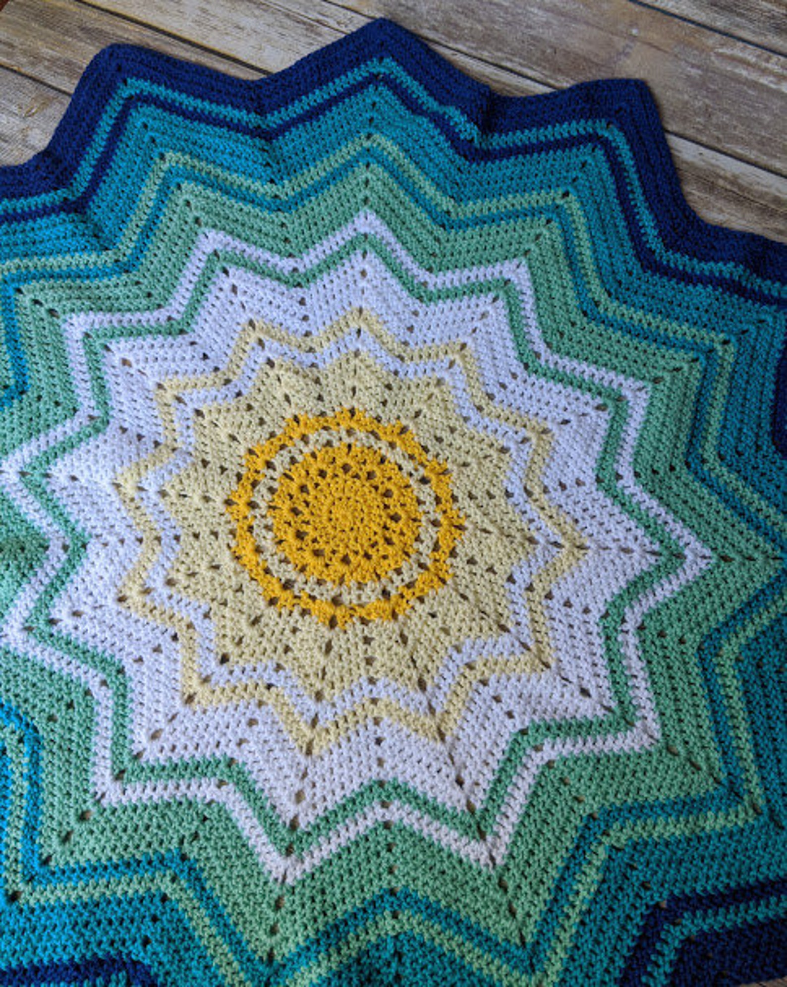 You Are My Sunshine Blanket Crochet Pattern Sun Crochet Etsy