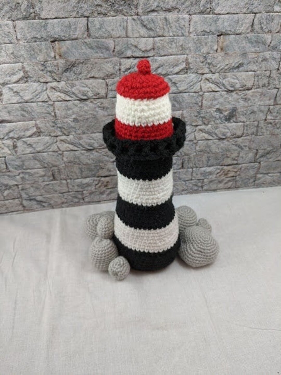 Lighthouse Crochet Pattern, Beach Crochet Pattern, Crochet Lighthouse