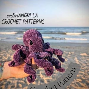 Crochet Octopus Pattern Digital Download: Amigurumi Sea Creature Plush Toy image 2