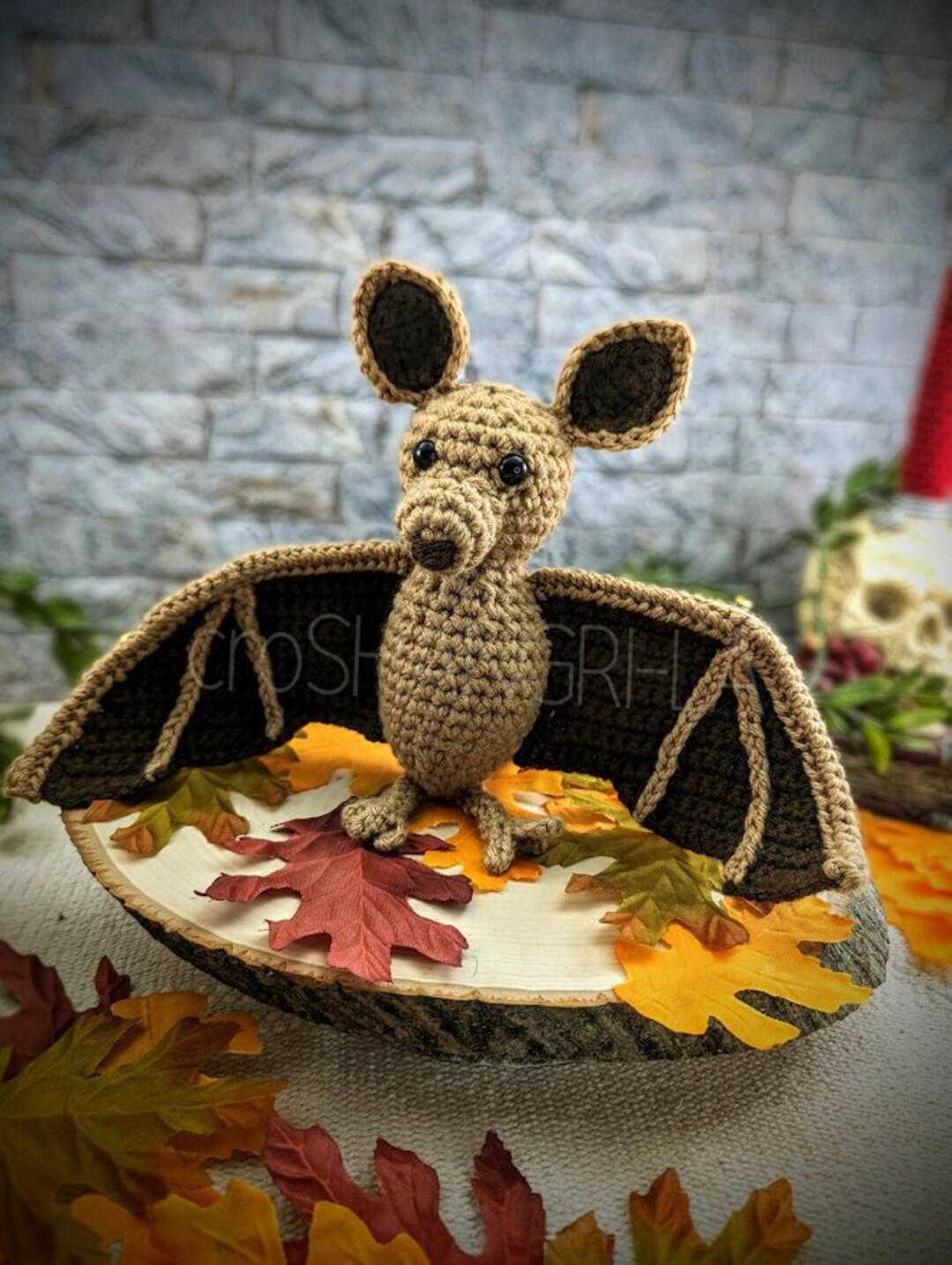 Betty the Fruit Bat Crochet Pattern, Crochet Bat Pattern, Bat Amigurumi