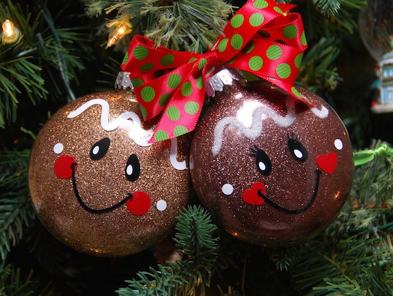 Gingerbread Face Disc Ornament Svg And Dxf Etsy