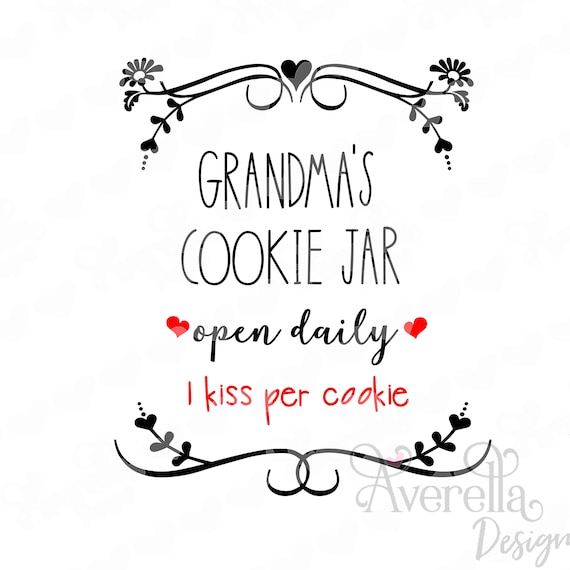 Download Grandma S Cookie Jar Open Daily 3 Design Bundle Svg Etsy