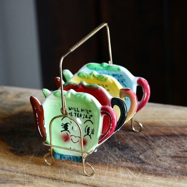 Vintage Tea Bag Holders Etsy