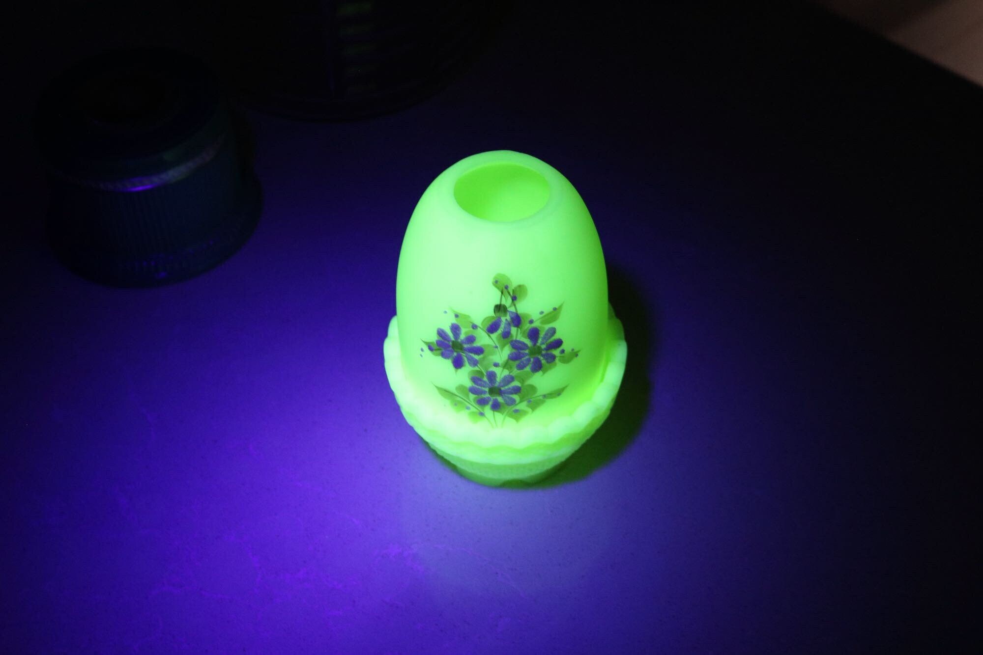 Fenton custard glass fairy lamp online