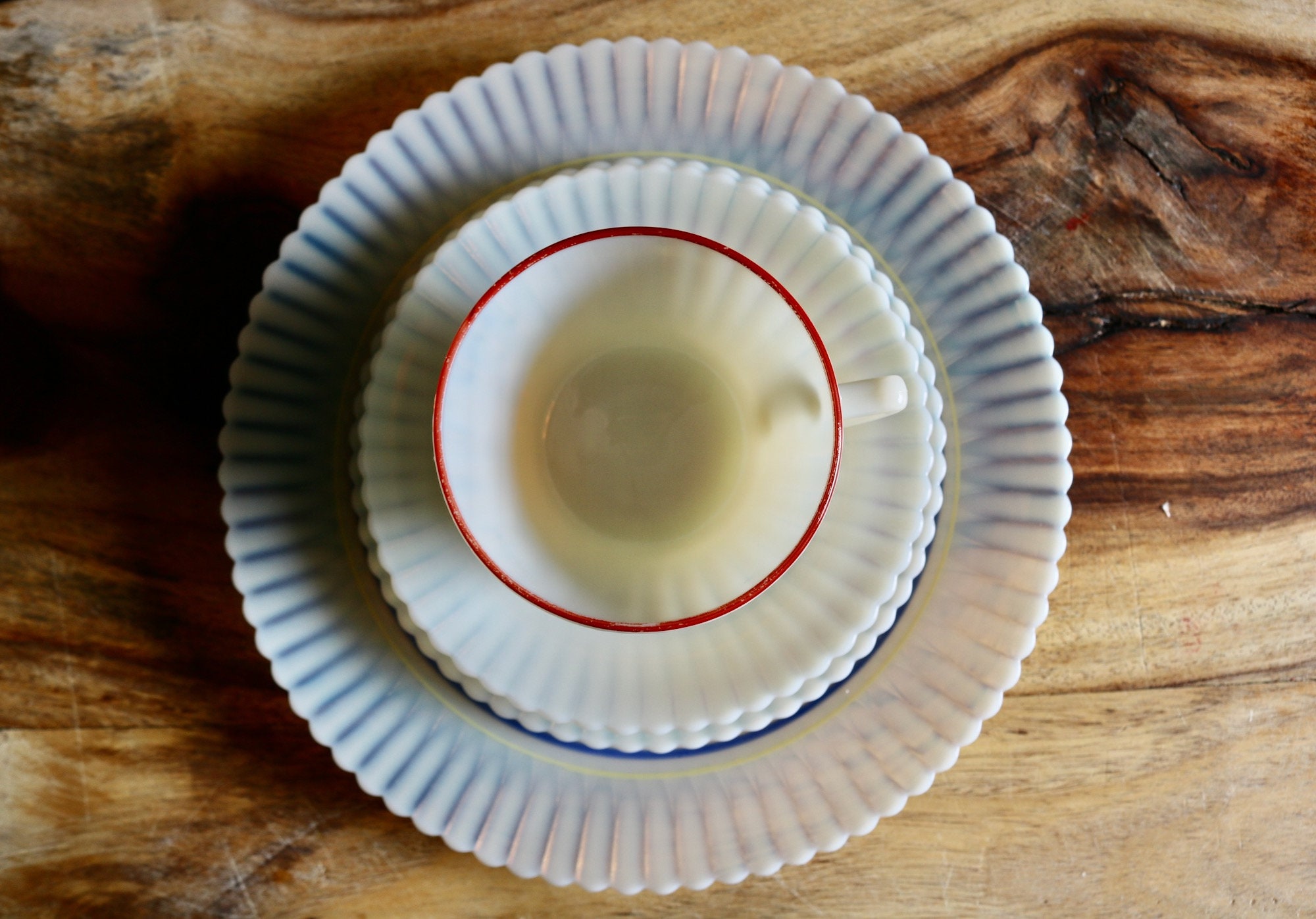 Vintage Macbeth Evans Petalware Dishes in Primary Colors Etsy