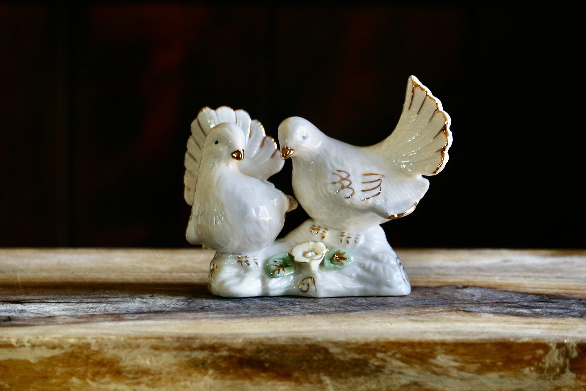 turtle dove figurine