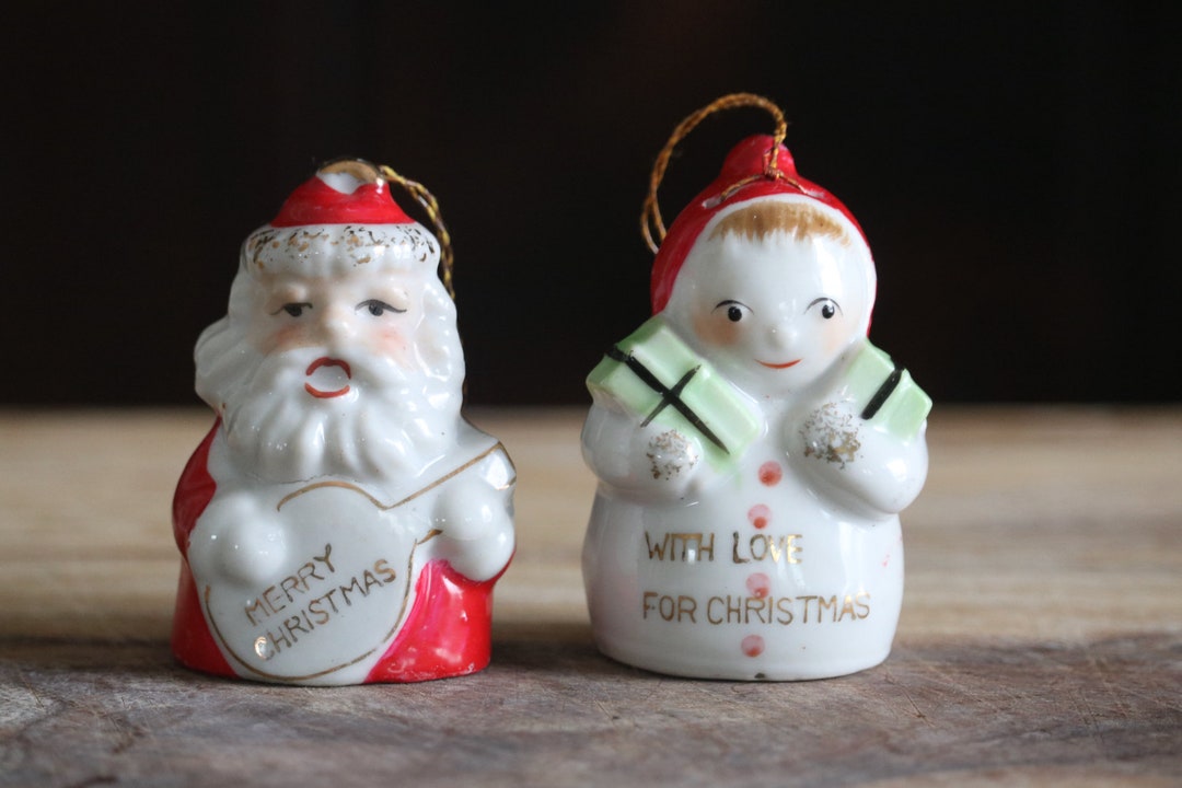 Small Bell Ornaments Vintage Christmas Tree Ornaments Etsy