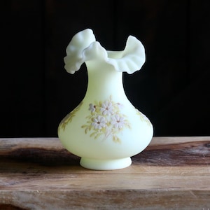 Fenton Uranium Vase - Etsy