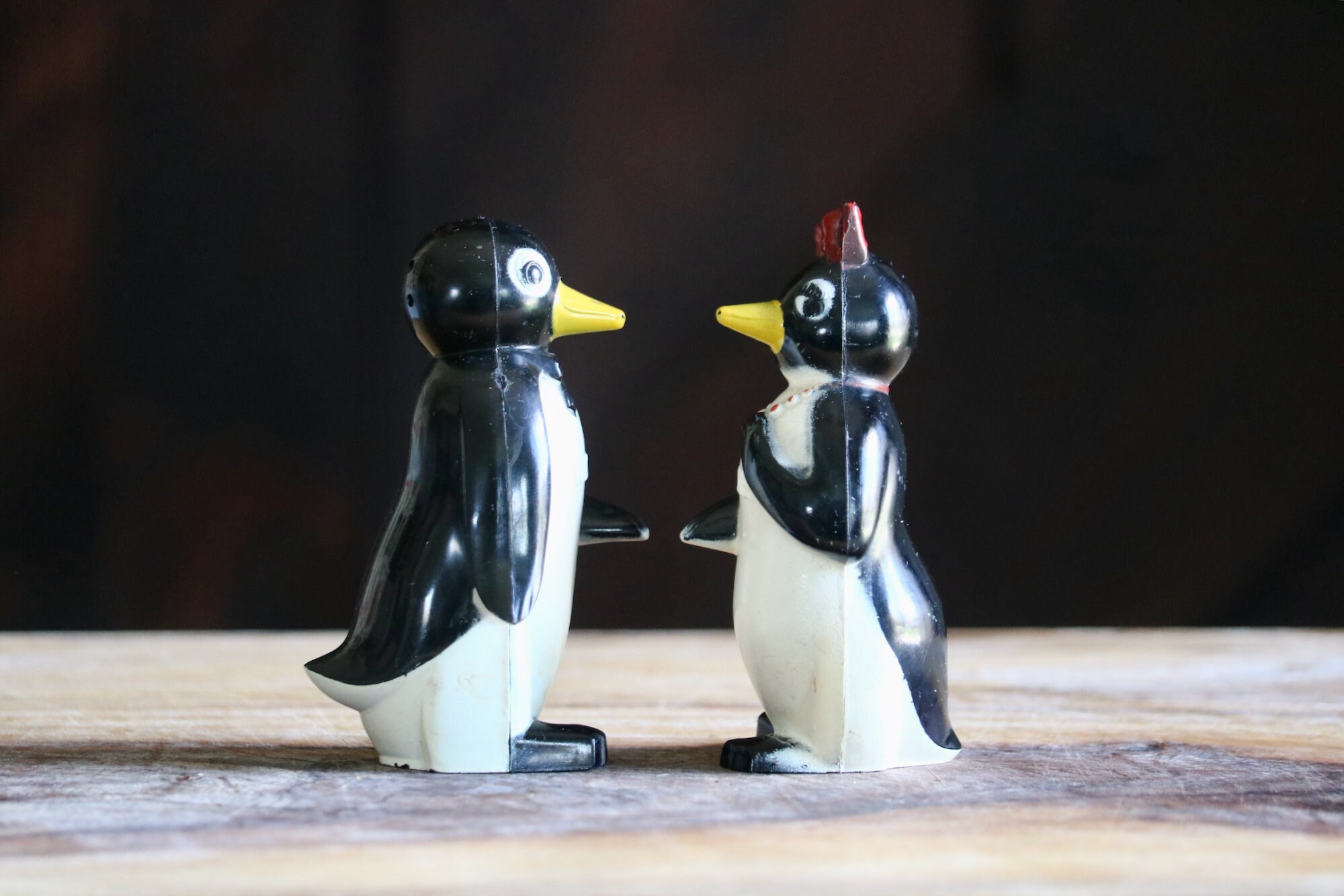 Vintage Penguin Salt and Pepper Shakers for Retro Kitchen Etsy