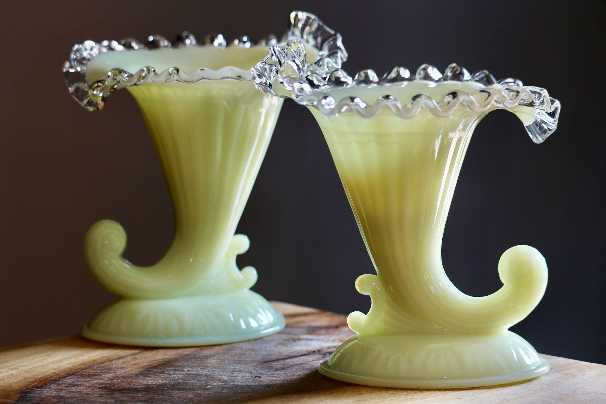 Fenton Ivory Crest - Etsy