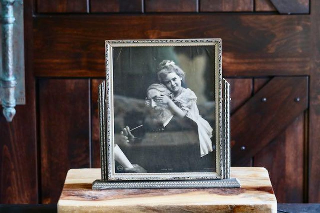 Vintage Art Deco 8 X 10 Swivel Picture Frame, Antique Mantel Decor ...