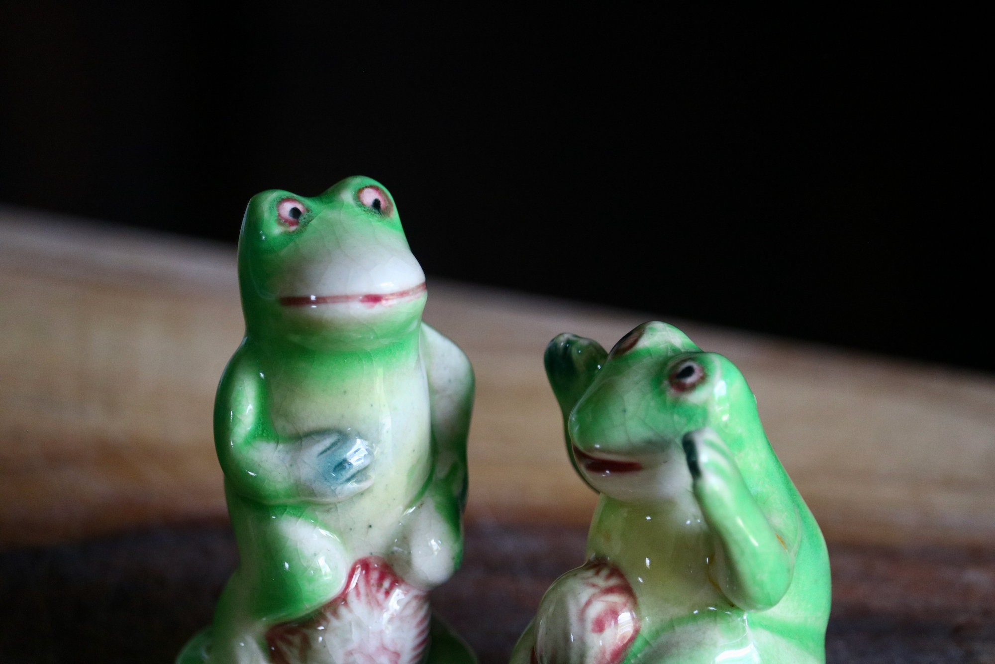 Vintage Frog Salt and Pepper Shakers for Retro Kitchen Decor Etsy