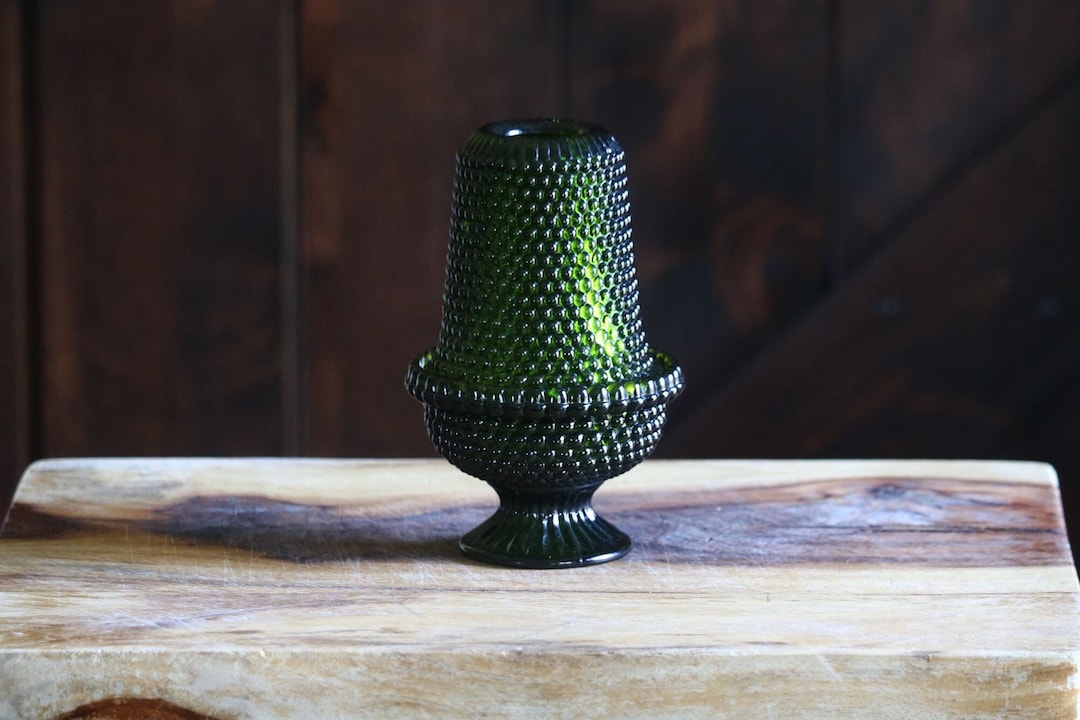 Vintage Duncan Miller Green Fairy Lamp Bougie Fall Decor Etsy