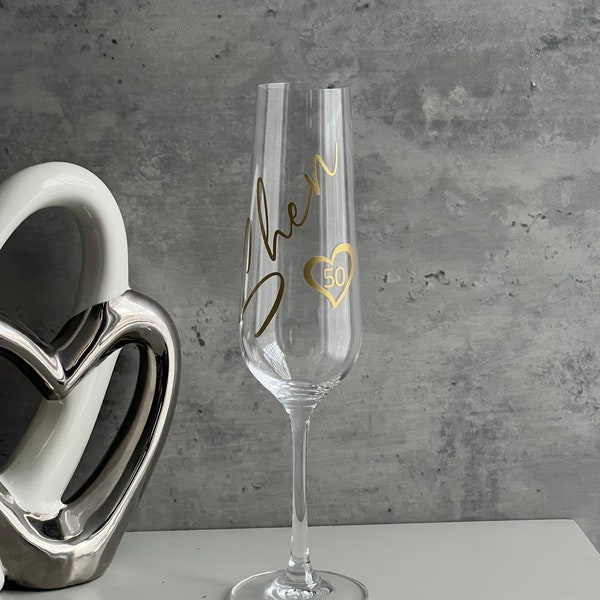 Personalised Prosecco, Custom Champagne Glass Birthday Gift, Special Occasion, 18th, 21st, 30th, 40th, 50th, 60th, Personalised Flute
